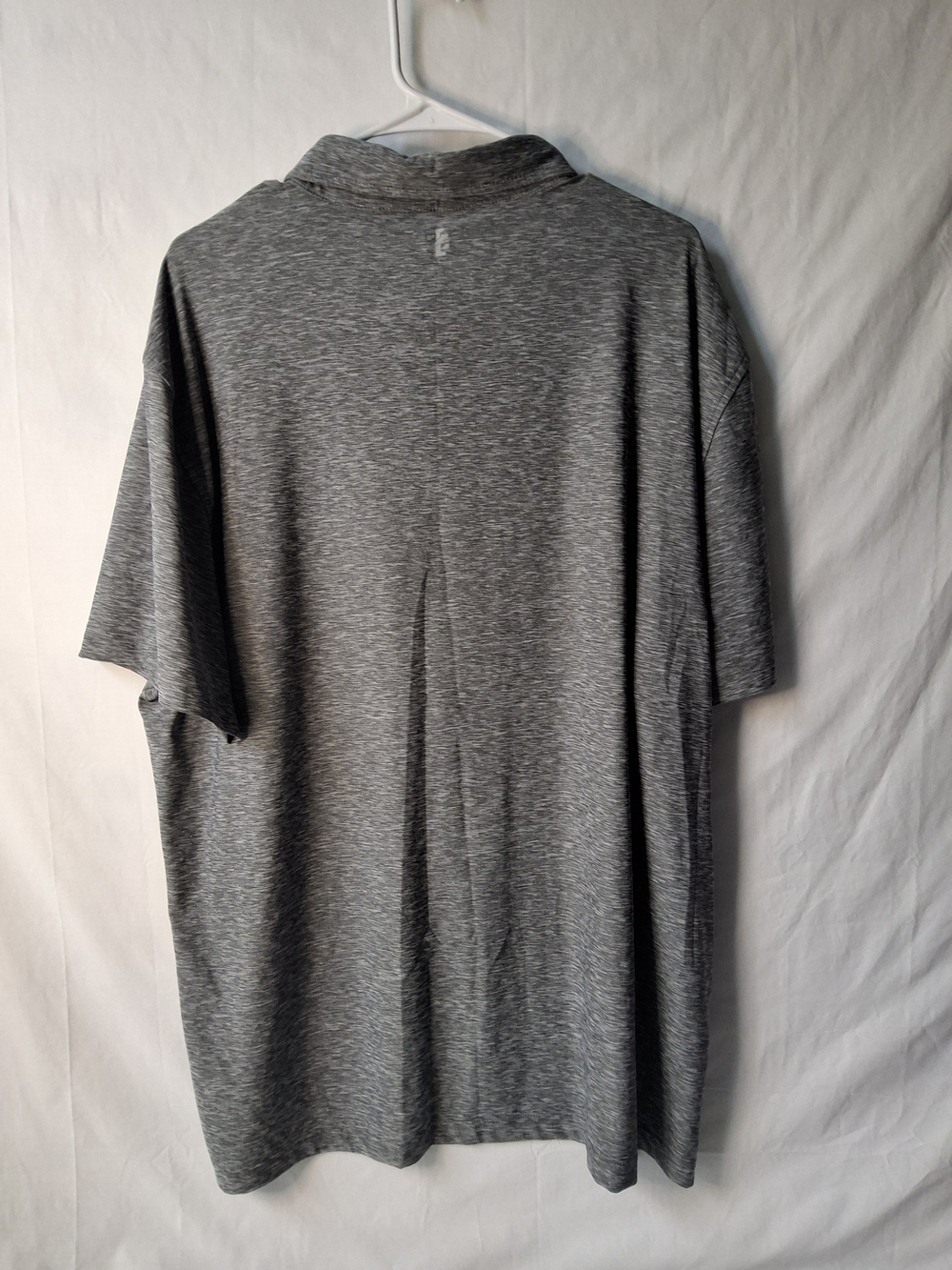 Izod Men's Gray Heather Polo Shirt‎ - Picture 4 of 4